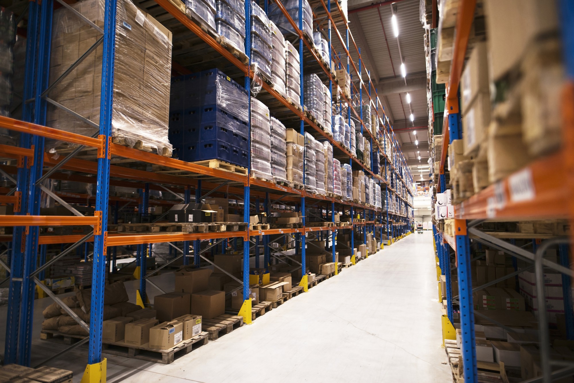 Modern warehouse facility showcasing VIS Industries' logistics and storage capabilities